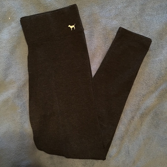 PINK Victoria's Secret Pants - Charcoal gray PINK leggings